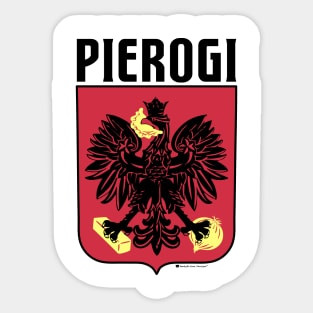 Pierogi Butter and Onion - Polish Eagle Emblem Sticker